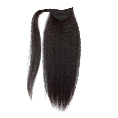 Ponytail Kinky Straight Hair Drawstring Ponytails For Black Women