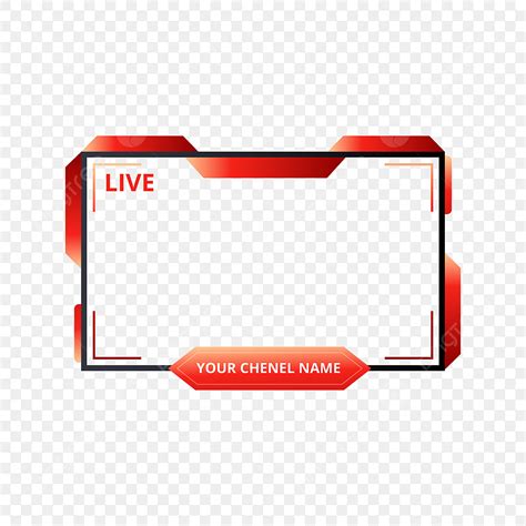 Twitch Overlay Gaming Border Png Vector Psd And Clipart With