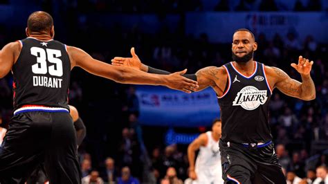 Los angeles lakers star lebron james and milwaukee bucks'. NBA All-Star Game 2019: Team LeBron Beats Team Giannis