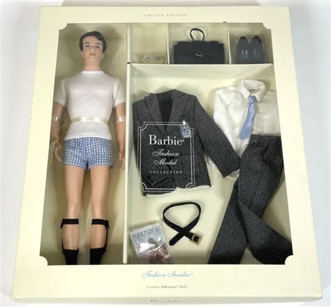 MATTEL BARBIE FASHION Model Insider 14 2 Ken Barbie Doll Silkstone