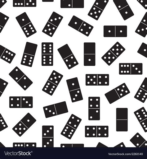 Seamless Domino Background Royalty Free Vector Image