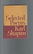 Selected Poems by Shapiro, Karl Jay: Very Good Hardcover (1968) 1st ...
