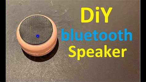 Diy Bluetooth Speakers Youtube