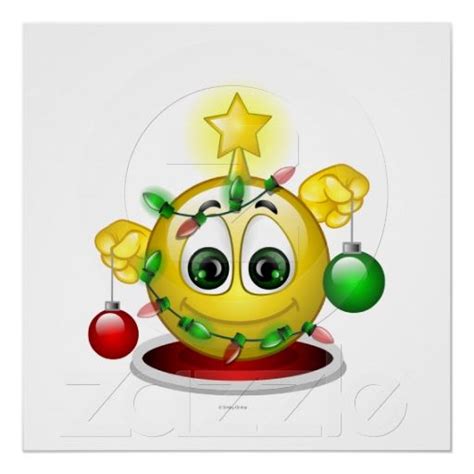 Xmas Tree Print From Smiley Emoji Christmas Emoji Love