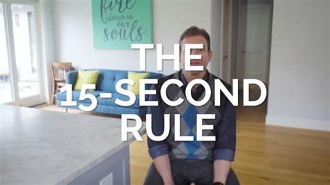 the 15 second rule for setting limits youtube
