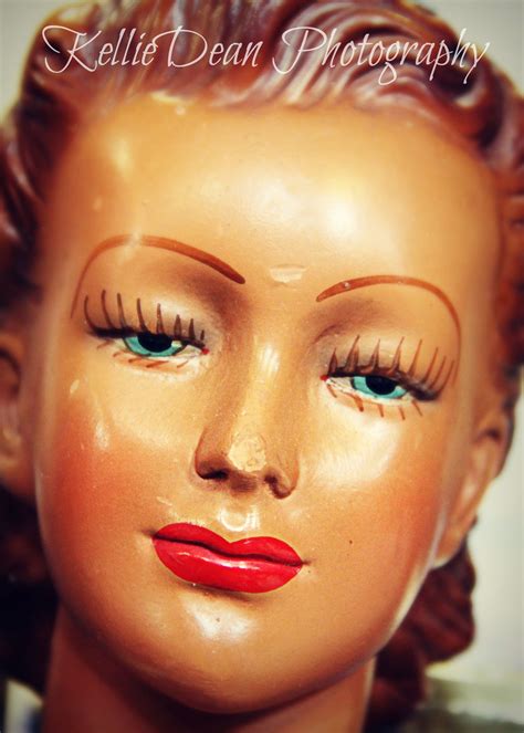 Mannequin Vintage Retro Face Glamor Head 40 S 1940 S 50 S 1950 S Pretty Girl Woman