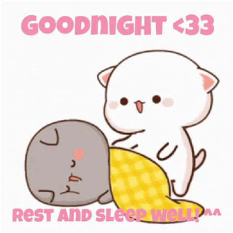 Good Night Animated Sleepy Bear 