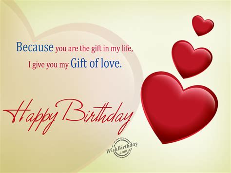 Thinking about what to write in a greeting for your wife? Happy Birthday my Life - WishBirthday.com