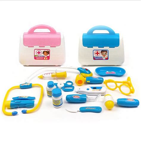 15pcs Baby Kids Funny Toys Doctor Play Sets Simulation Medicine Box