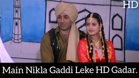Main Nikla Gaddi Leke Full Song Video Gadar Sunny Deol Ameesha Patel Hd Youtube