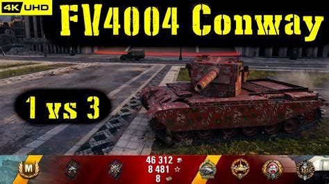 World Of Tanks Fv4004 Conway Replay 9 Kills 59k Dmgpatch 161