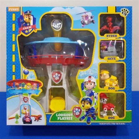 Once the show is over, that's when the real fun begins with paw patrol toys. Paw Patrol Lookout Toy Set (big) | Shopee Philippines