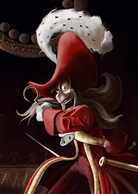 Captain Hook Art Disney Pixar Disney Villians Disney Fan Art Disney