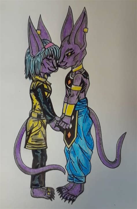 Beerus And Bulma Request For Cyberfox By Davalon4ever On Deviantart