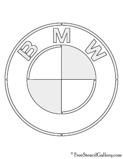 Bmw Logo Stencil Free Stencil Gallery