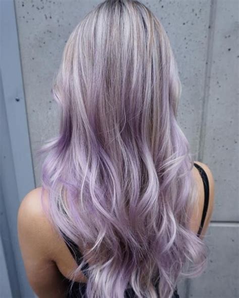This pastel purple hair color is versatile and stunning. Lilac Highlights for Blondes | Hair ideas in 2019 | Pastel ...
