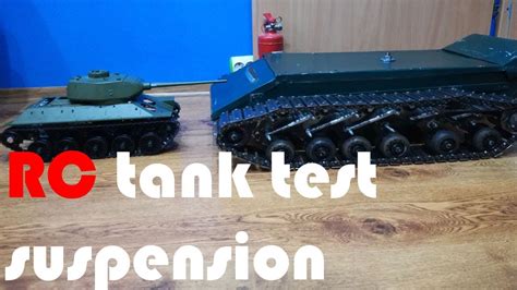 Testing Suspension And Tracks For Rc Tank Youtube