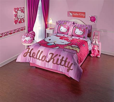 Let hello kitty accompany your child to spend. Hello Kitty Bed Sets | Home Designing
