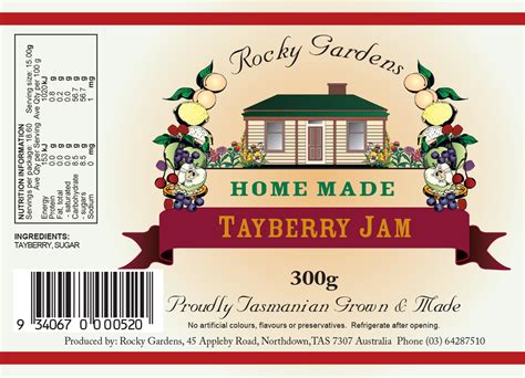 Tayberry Jam Rocky Gardens Fine Foods