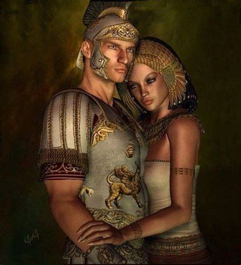 Ancient Egyptian Clothing Ancient Egypt Art Cleopatra And Marc Anthony Fantasy Art Couples