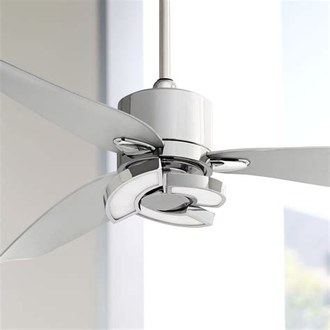 56 Possini Euro Design Modern Ceiling Fan With Light Led Remote