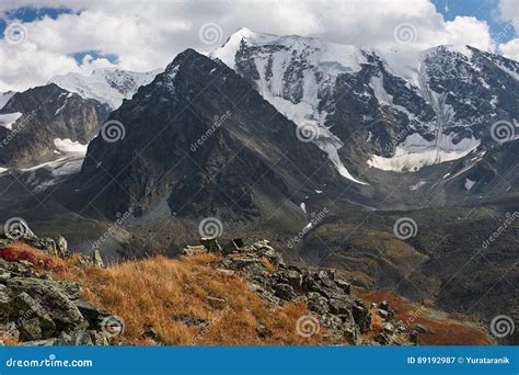 Beautiful Autumn Landscape Altai Mountains Russia Stock Image Image