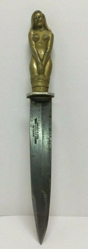 Antique Nude Lady Korium German Solingen Knife Antique Price Guide