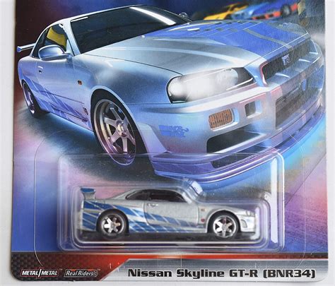 Hot Wheels Fast Furious Original Fast Nissan Skyline Gt R Bcnr Hot