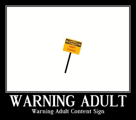 Second Life Marketplace Warning Adult Content Sign