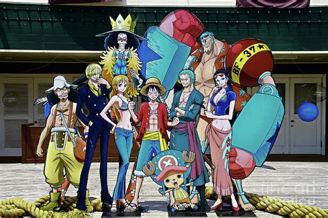 One Piece Photographs Of Members Of The Straw Hat Pirates Photograph By