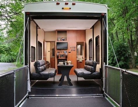 Stylish Enclosed Trailer Camper Conversion Ideas 22 Enclosed Trailer