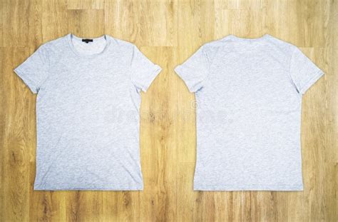 Blank Grey T Shirts Front Back Stock Photos Free And Royalty Free Stock