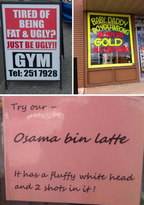 10 Unintentionally Hilarious Business Signs Bad Humor Hilarious