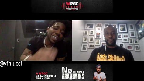 Yfn Lucci Talks Wish Me Well And More With Djakademiks Youtube