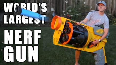 The Worlds Largest Nerf Gun Is Absolutely Fucking Insane Video
