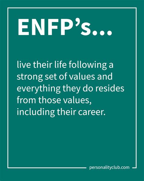 Enfps Live Their Life Following A Strong Set Of Values And Everything