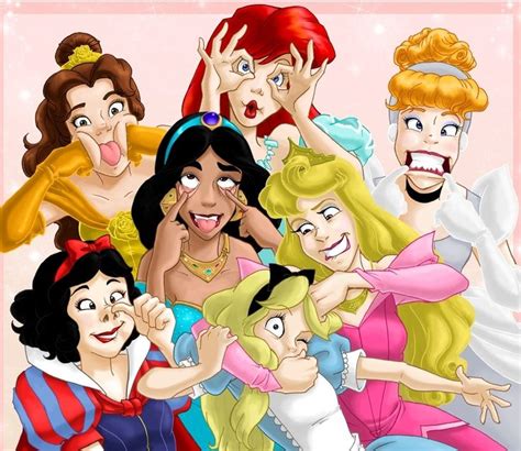 Disney Princesses Funny Face Disneyexaminer