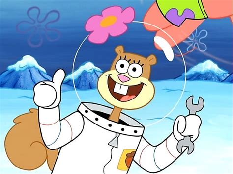 Sandy Cheeks Spongebob Squarepants C United Plankton Pictures Nickelodeon Paramount Te