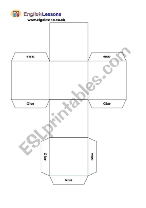 Blank Dice Template Luxury Cube Template 32e