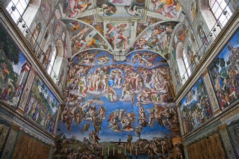 The sistine chapel ceiling paintings by michelangelo (wikipedia file photo). A private tour of the Sistine Chapel en 2020 (con imágenes ...