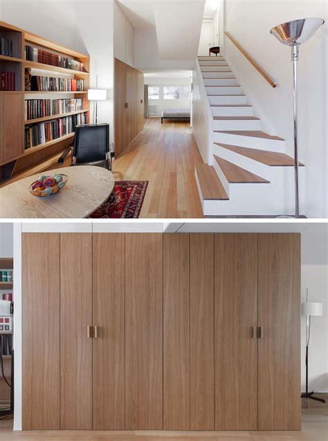 Design Detail This Small Apartments Hall Closet Hides A Kitchen And