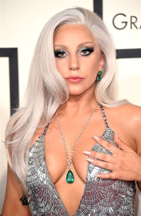 Lady Gaga See Every Rock Star Beauty Moment From The Grammys Red Carpet POPSUGAR Beauty