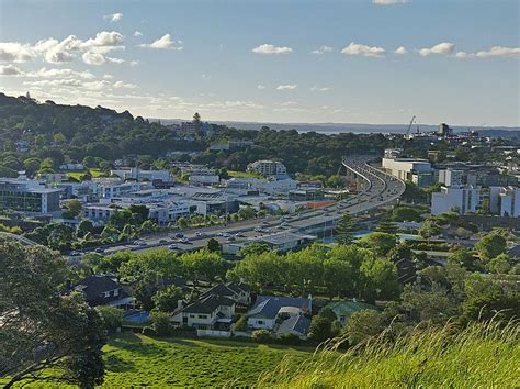 Image View Of Newmarket Viaduct From Mount Hobson Auckland
