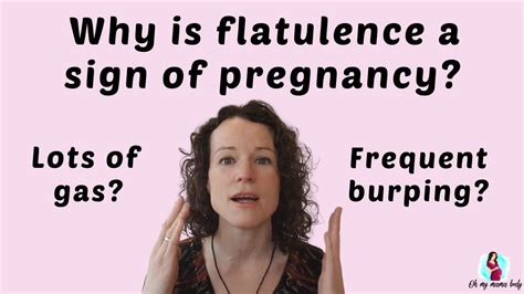 Early Pregnancy Symptoms Gas Feeling Bloated Burping Youtube