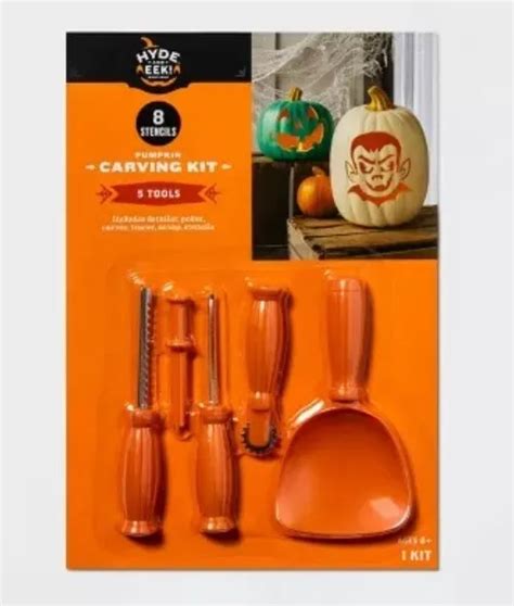 Target Halloween Pumpkin Carving Tool And Stencil Kit Set 499 Picclick