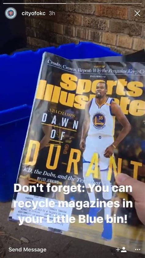 Oklahoma City Trolls Kevin Durant S Sports Illustrated Cover Photos