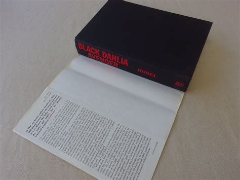 Black Dahlia Avenger Par Hodel Steve Near Fine Hardcover 2003 1st