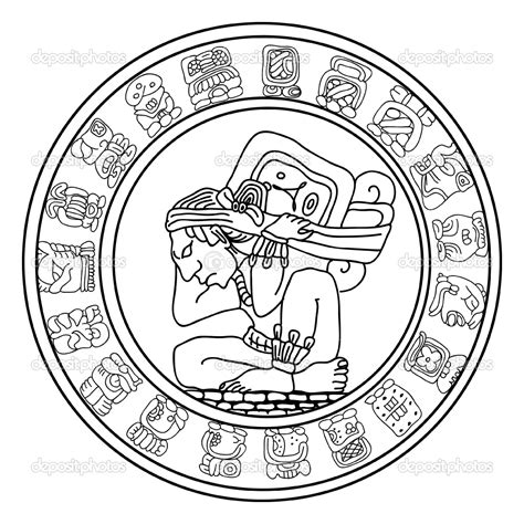 Aztec Calendar Drawing At Getdrawings Free Download