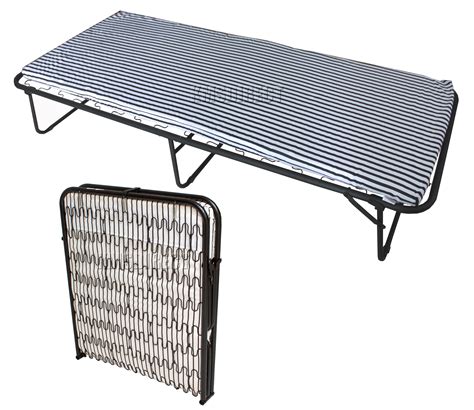 They are the best mattresses to use in camping environments and for temporary bedding at home when you have more guests than available beds. FoxHunter Metal Single Folding Guest Visitor Compact Bed ...