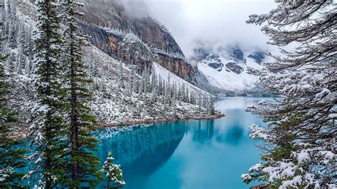 Download Cliff Reflection Mountain Lake Canadian Rockies Canada Alberta
